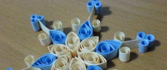 Flocos de neve volumétricos de papel faça você mesmo - Master Class Como fazer flocos de neve 3D de papel