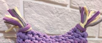 Плетене от плетена прежда: майсторски клас за начинаещи