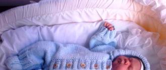 신생아를 위한 뜨개질